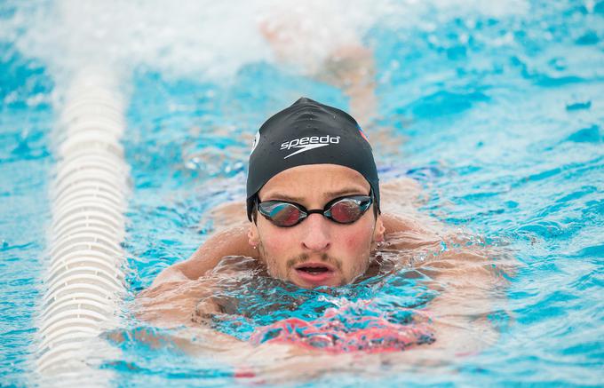 V moški konkurenci je na 400 m prosto s 3:48,73 zanesljivo zmagal Mariborčan Martin Bau. | Foto: Vid Ponikvar