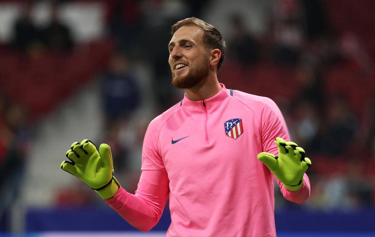 Jan Oblak | Slovenski vratar Jan Oblak na lestvici najbolje plačanih nogometašev v prvi španski ligi zaseda visoko četrto mesto.  | Foto Guliverimage