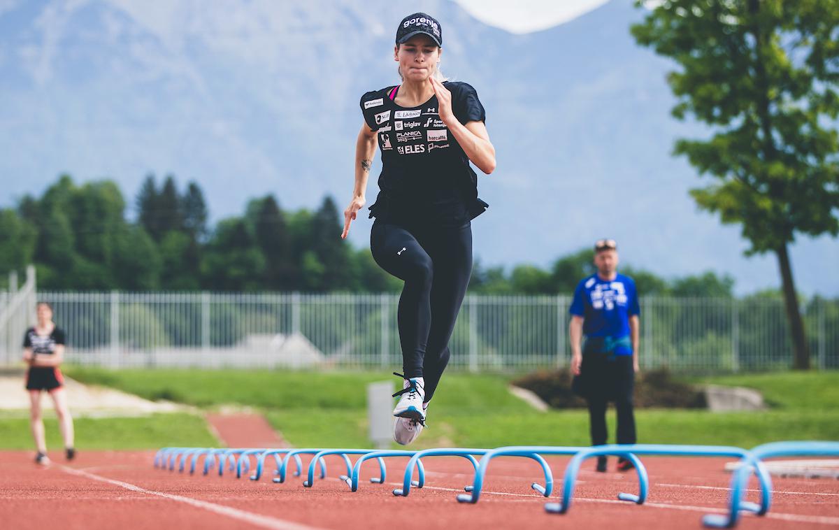 Skakalci skakalke trening Kranj | Skakalke od prvega poletnega grand prixa loči še dober mesec dni. | Foto Grega Valančič/Sportida