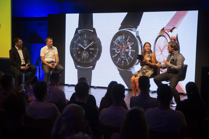 Samsung Galaxy Watch opisuje kot logično nadaljevanje Samsungovih prizadevanj na področju nosljivih naprav, ki bo postal središče "Samsungovega ekosistema pametnih in povezanih naprav". | Foto: Bojan Puhek