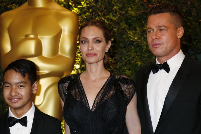 Brad Pitt, Angelija Jolie, Maddox Jolie Pitt | Foto Reuters