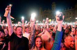 Množične demonstracije v Budimpešti: "Orban ni moj premier" #foto