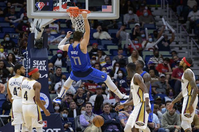 Dončićevo zabijanje ob koncu tretje četrtine. | Foto: Guliverimage/Vladimir Fedorenko