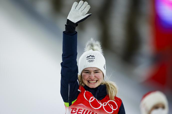 Nika Križnar | Nika Križnar je odkljukala še en cilj − olimpijsko kolajno. | Foto Anže Malovrh/STA