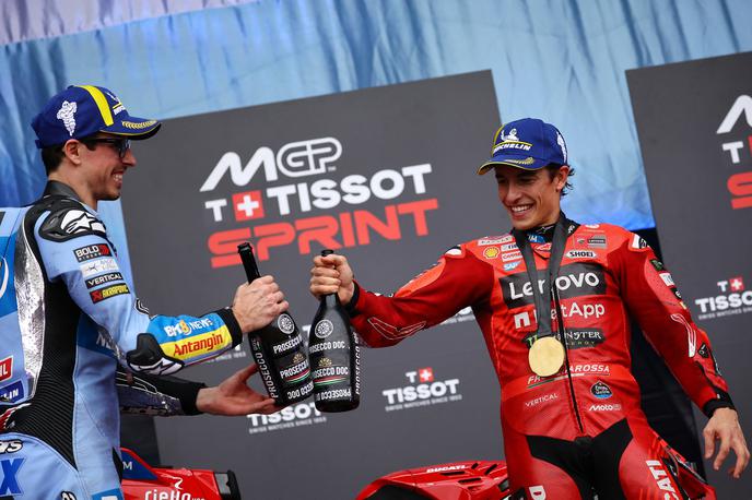 Alex Marquez Marc Marquez | Alex Marquez in Marc Marquez najboljša tudi na sprinterski dirki. | Foto Reuters