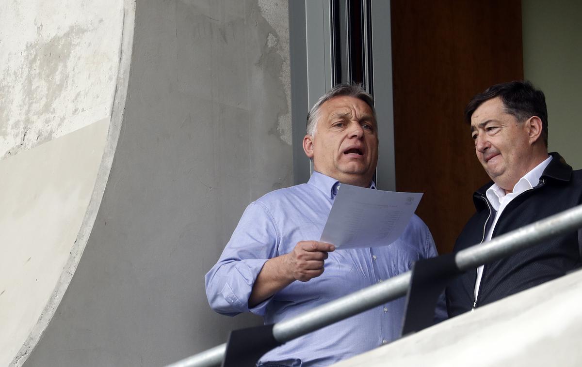 Viktor Orban in Lorinc Meszaros | Viktor Orban in Lorinc Meszaros prihajata iz istega kraja – Felcsuta.  | Foto Guliverimage