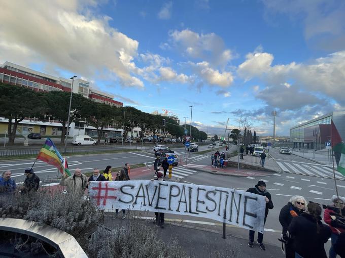 protest Palestina | Foto: Sportal