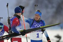 Johannes Thingnes Boe in Quentin Fillon Maillet