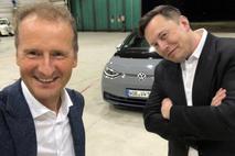 Herbert Diess in Elon Musk