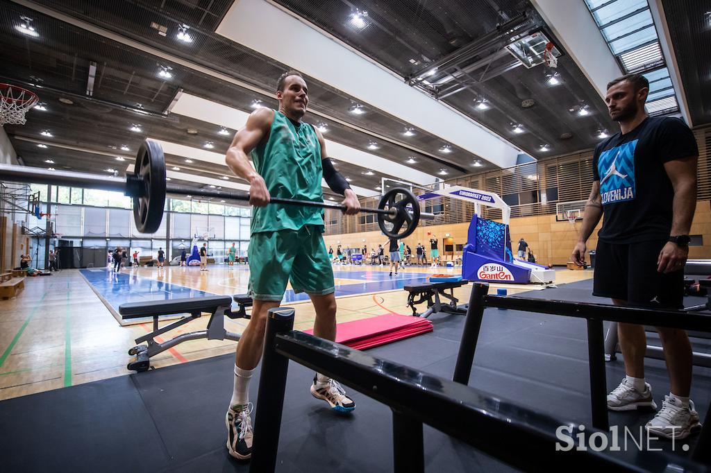 Slovenija trening Belgija