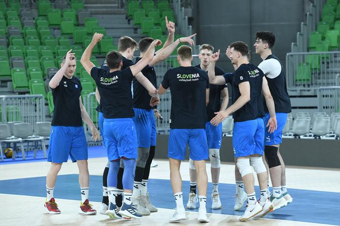 slovenska odbojkarska reprezentanca | Slovenski odbojkarji bodo prvo domačo tekmo lige narodov igrali v torek ob 20.30 proti Argentini. | Foto Aleš Oblak