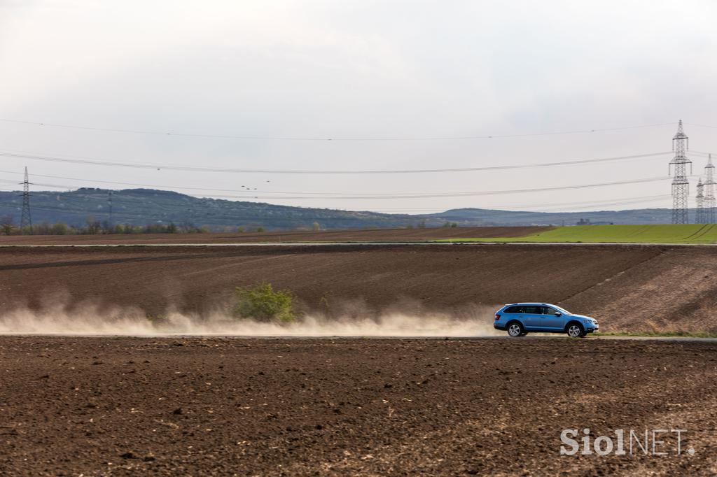 Škoda octavia scout - prva vožnja