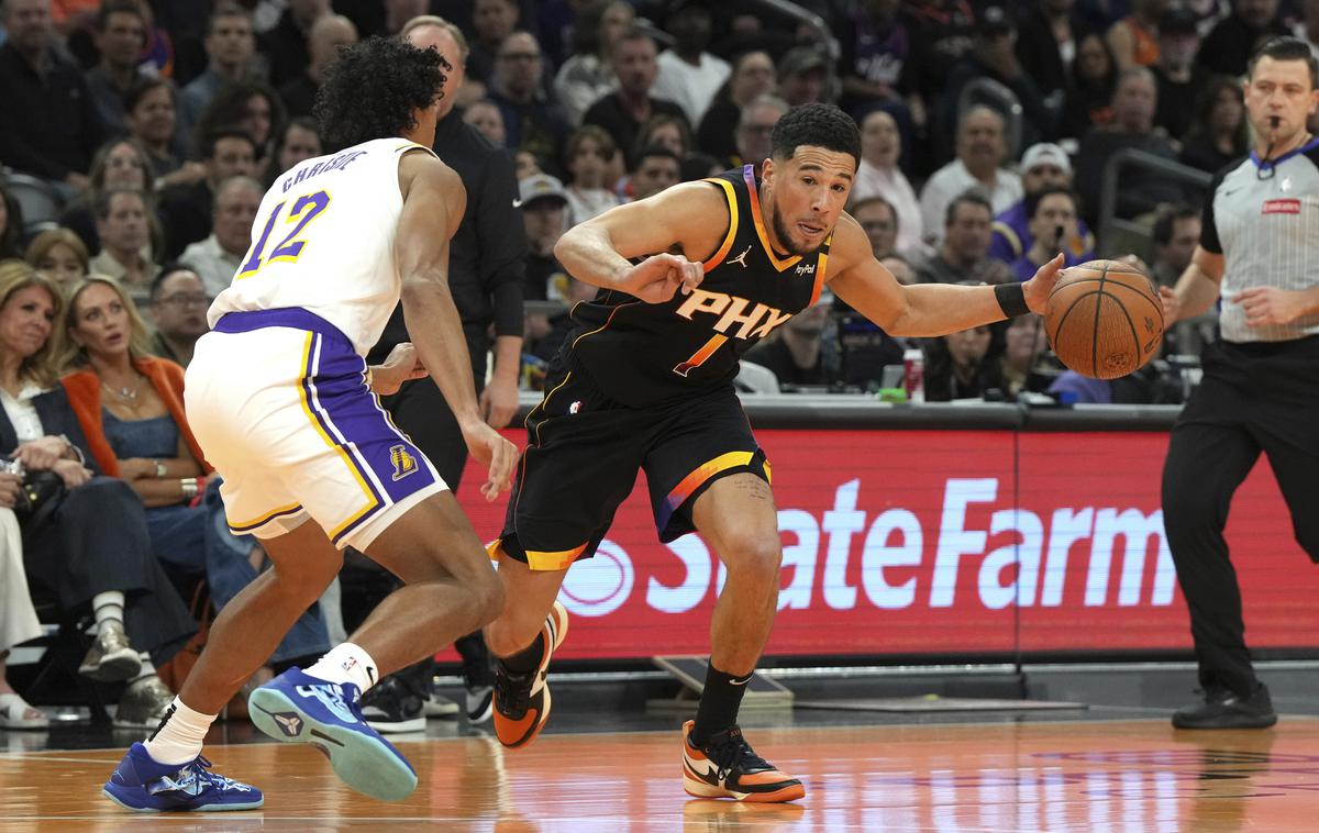 Devin Booker | Devin Booker je bil najboljši igralec Phoenixa. | Foto Guliverimage