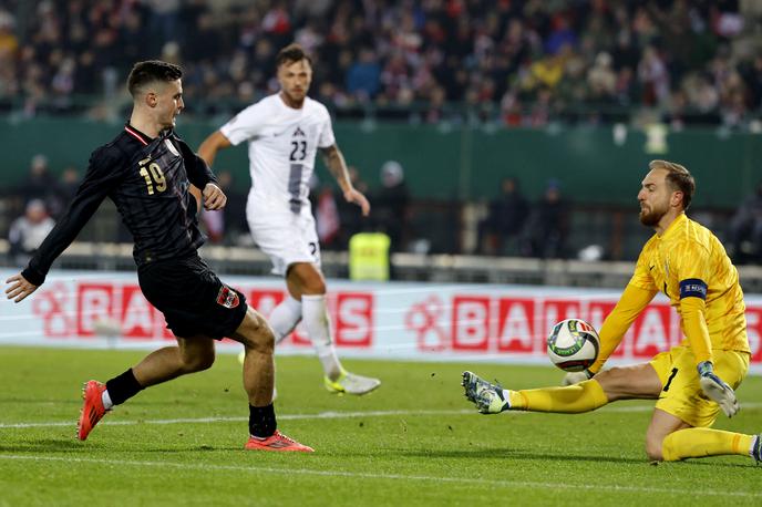 liga narodov Avstrija Slovenija Jan Oblak | Jan Oblak je ob koncu prvega polčasa poskrbel, da Avstrija ni podvojila prednosti. | Foto Reuters