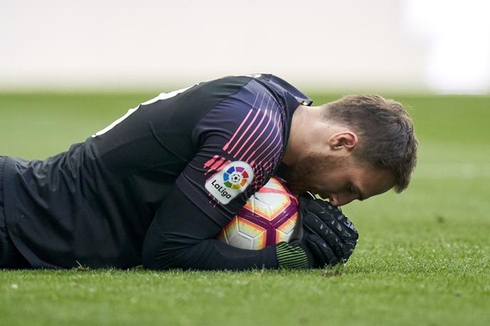 Jan Oblak | Jan Oblak bo danes z Atleticom odprl novo evropsko sezono. | Foto Getty Images