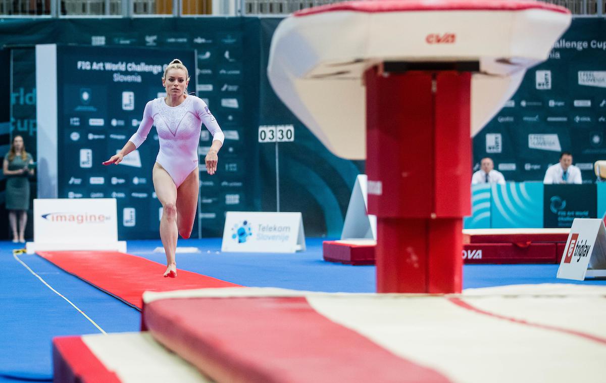 gimnastika, Koper, svetovni pokal, 3. dan, Teja Belak | Teja Belak je z zmago začela novo sezono. | Foto Grega Valančič/Sportida