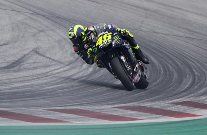 Valentino Rossi je pristal na četrtem mestu. | Foto: Reuters