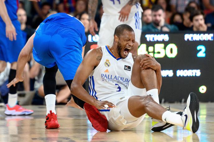 Real Madrid Anthony Randolph | Zgodilo se je na ponedeljkovi tekmi. Randolph je zakričal od bolečine. | Foto Guliver Image