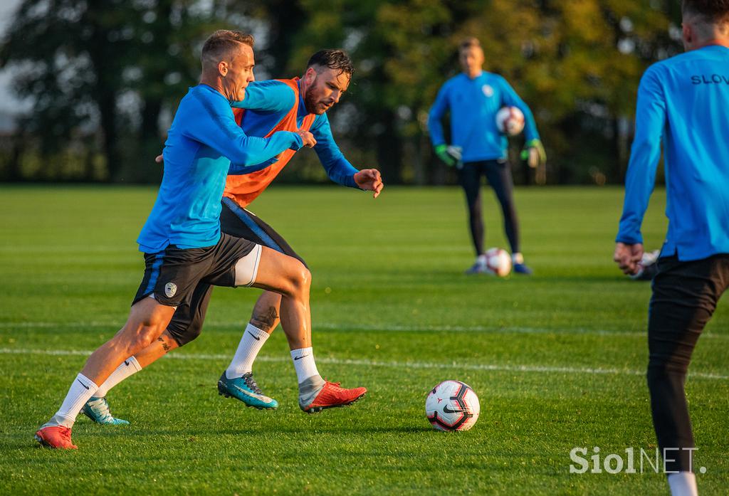 Slovenska nogometna reprezentanca Trening