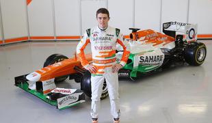 Force India že na stezi, Di Resta osamljeni jezdec