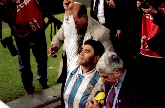 Po polomu proti Kolumbiji se je v reprezentanco vrnil Diego Maradona. | Foto: Getty Images