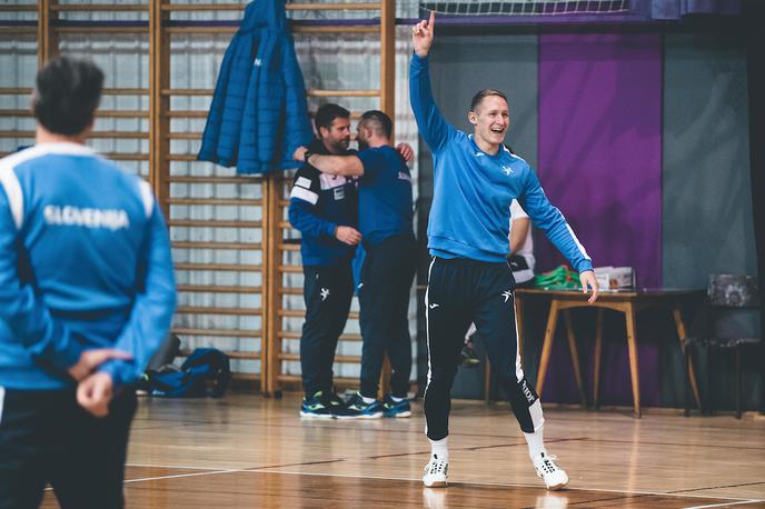 slovenska rokometna reprezentanca, trening, Tilen Kodrin | Tilen Kodrin se s soigralci v Zrečah pripravlja na EP. | Foto Grega Valančič/Sportida