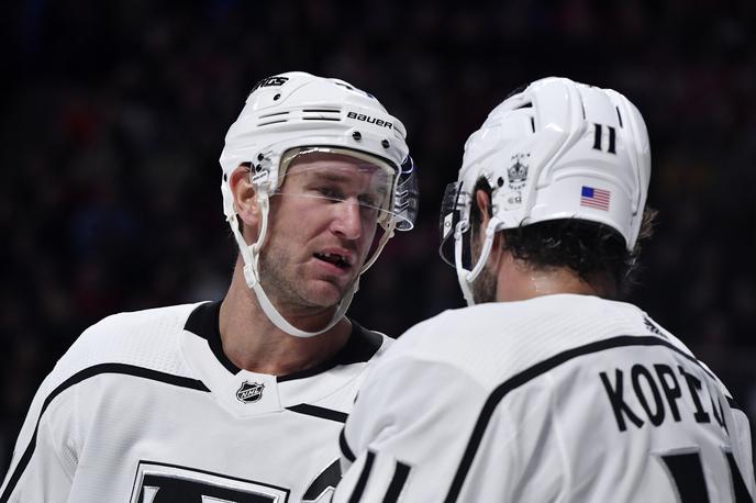 Anže Kopitar Jeff Carter Los Angeles Kings | Jeff Carter ni več soigralec Anžeta Kopitarja. | Foto Reuters