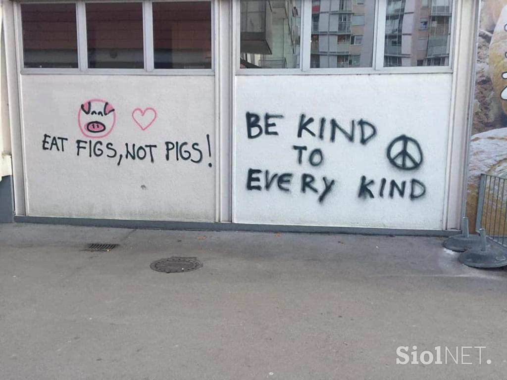 Pro-veganski grafiti