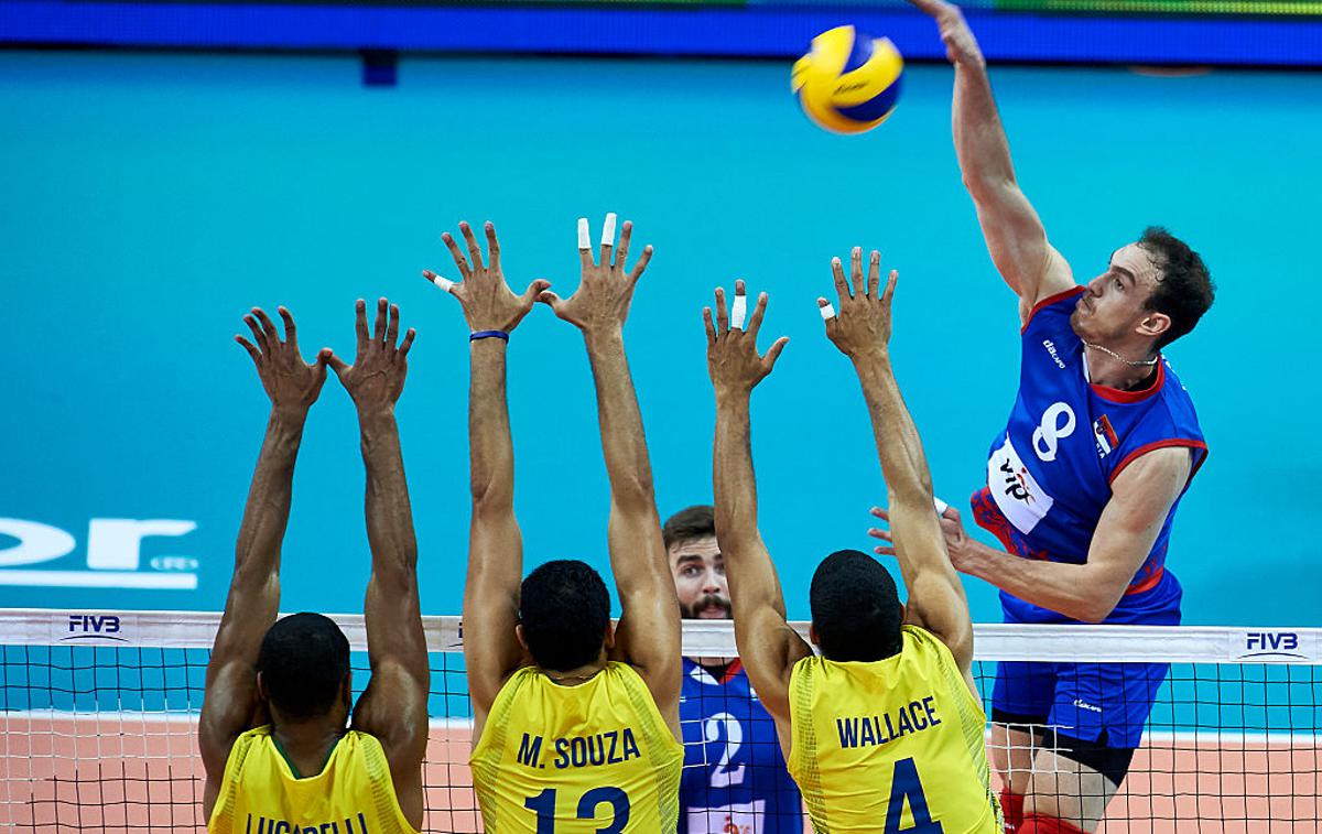 Srbija Brazilija svetovna liga | Foto Getty Images