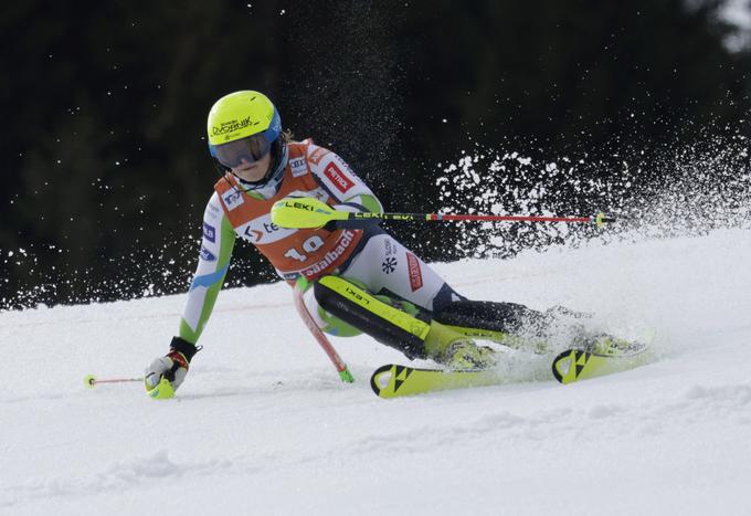 Neja Dvornik je bila po prvi vožnji 21. | Foto: Reuters