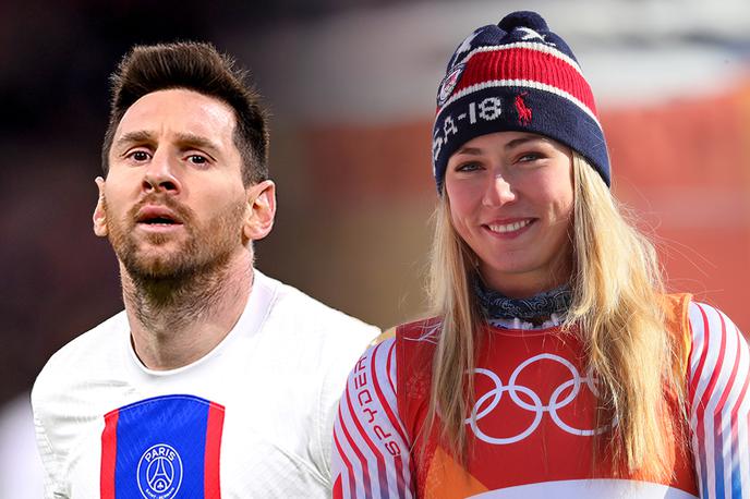 Lionel Messi, Mikaela Shiffrin | Lionel Messi in Mikaela Shiffrin sta po mnenju Timea najbolj vplivna športnika. | Foto Guliverimage