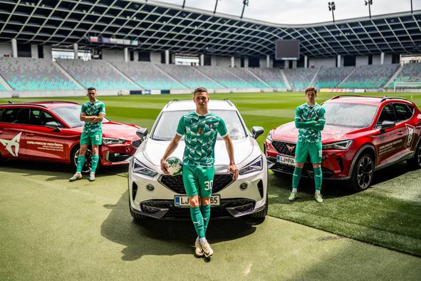 NK Olimpija in CUPRA Porsche Verovškova nadaljujeta vrhunsko sodelovanje! #Foto