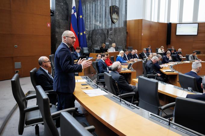 "Nepremičninski davek bo udaril najbolj pridne, marljive ljudi, tiste, ki so v preteklosti kaj ustvarili," je zatrdil poslanec NSi Jernej Vrtovec. | Foto: STA