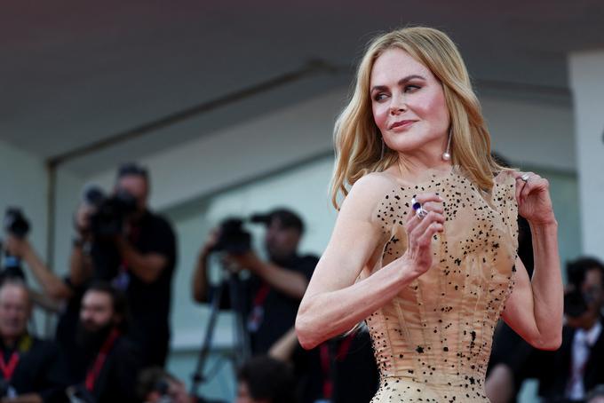 Nagrado Coppa Volpi za najboljšo igralko je žirija namenila Nicole Kidman za vlogo v filmu režiserke Haline Reijn Babygirl. | Foto: Reuters