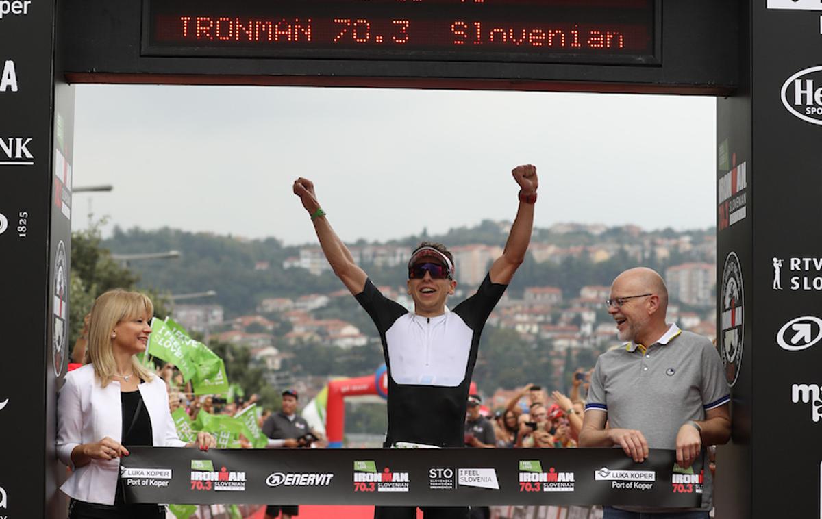 ironman koper slovenia | Poljak Michal Rajca je zmagovalec prvega polovičnega ironmana v Sloveniji. | Foto Grega Valančič/Sportida