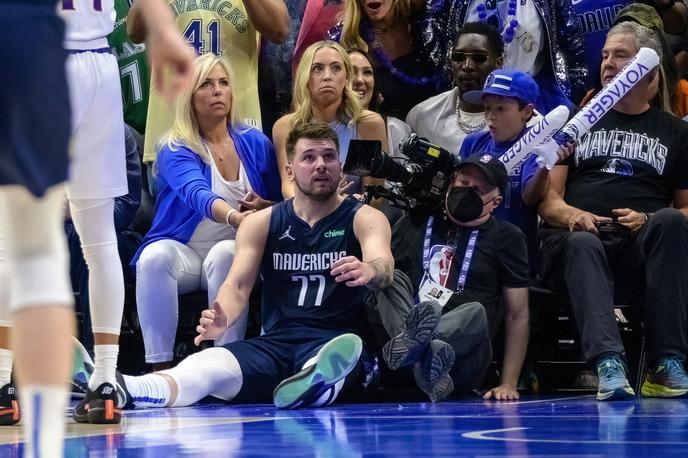 Luka Dončić, Dallas Mavericks | Luka Dončić bo v nedeljo igral sedmo tekmo polfinala zahodne konference. | Foto Reuters