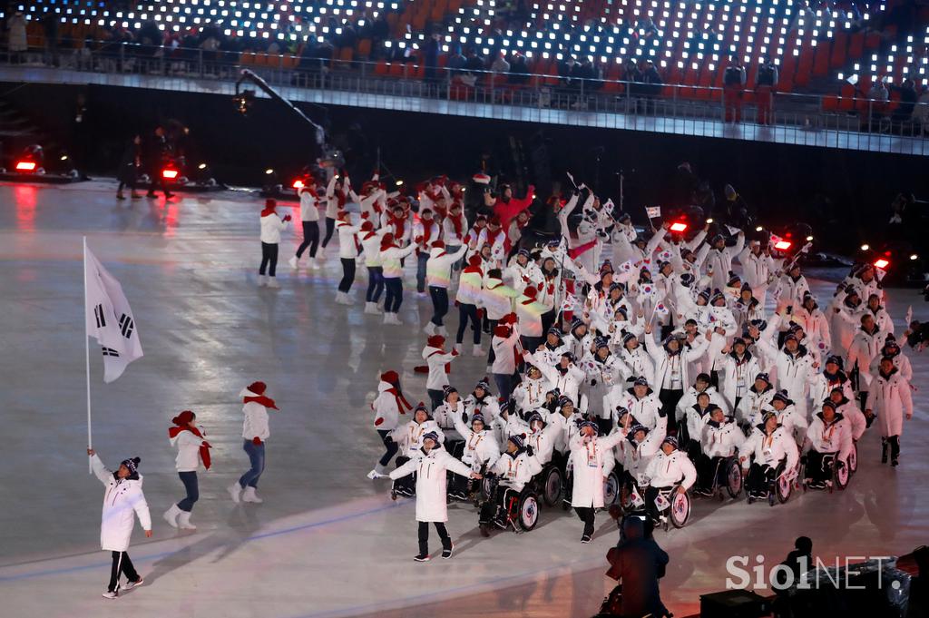 Otvoritvena slovesnost Pjongčang Paraolimpijske igre 2018