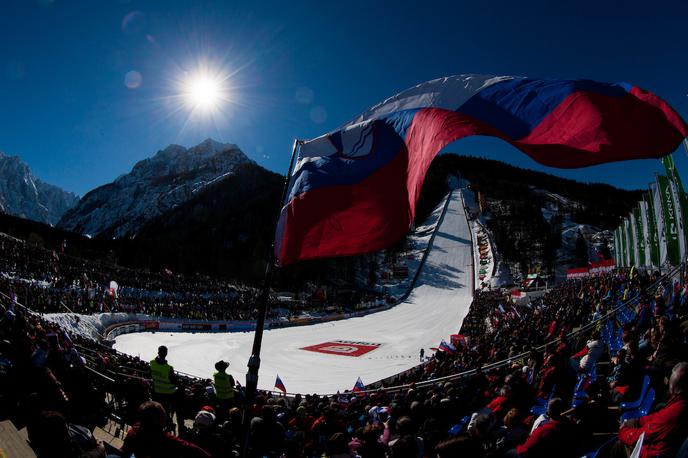 Planica Letalnica bratov Gorišek | Planiška lepotica, kot imenujemo Letalnico bratov Gorišek. Med 30. marcem in 2. aprilom bo v središču dogajanja. | Foto Vid Ponikvar