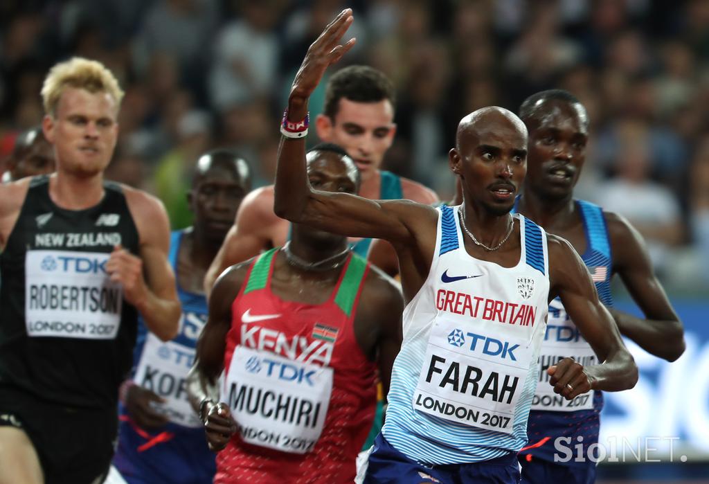 Mo Farah 10.000m London 2017