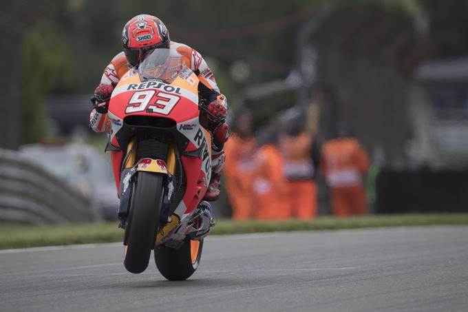 Marc Marquez je zagrozil s četrto zaporedno zmago na Sachsenringu. | Foto: 