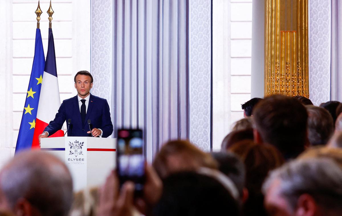 Emmanuel Macron | Emmanuel Macron je na volitvah 24. aprila z 58,5 odstotka glasov premagal izzivalko, skrajno desničarko Marine Le Pen. | Foto Reuters