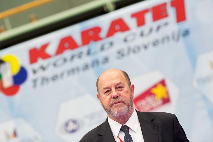 Predsednik Mednarodne karate zveze, Španec Antonio Espinos, je prepričan, da odločitev Pariza še ni dokončna. | Foto: Vid Ponikvar