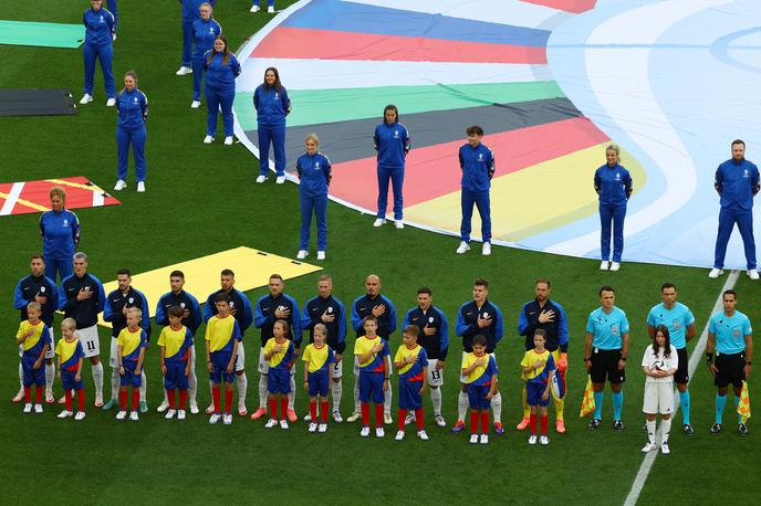 Euro 2024 Slovenija Danska | Zgodovinski trenutek: po 24 letih Slovenija začenja svoje drugo evropsko prvenstvo. | Foto Reuters