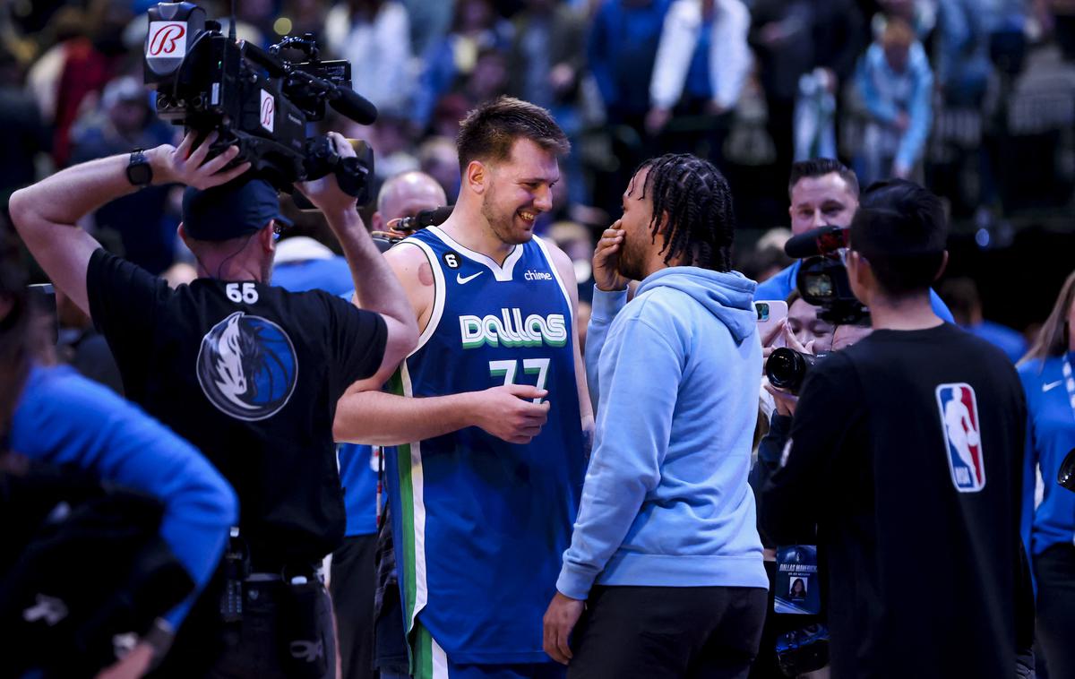 Luka Dončić Dallas Mavericks Jalen Brunson | Na seznamu je med drugim tudi nekdanji soigralec in veliki prijatelj Luke Dončića Jalen Brunson. | Foto Reuters