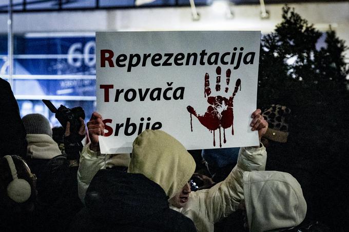 Beograjski protest RTS | Foto: Ana Kovač