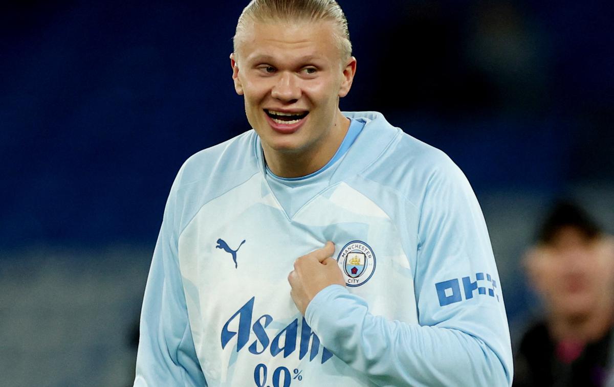 Manchester City Erling Haaland | Erling Haaland zaradi poškodbe stopala ni igral od začetka decembra. | Foto Reuters