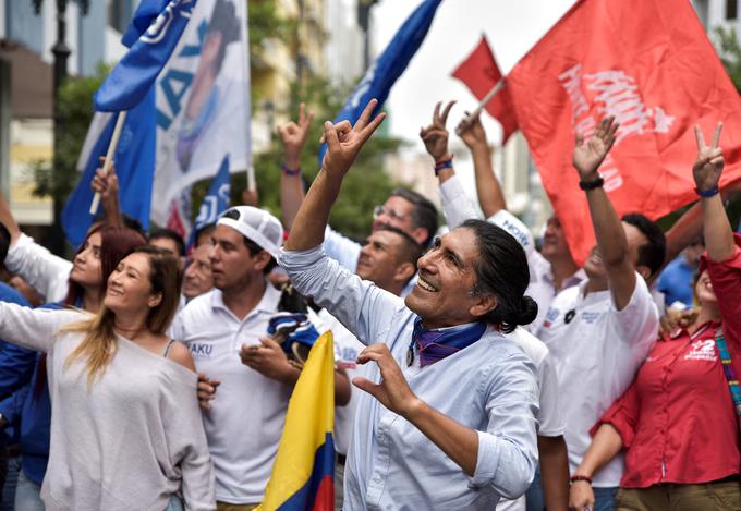 Predsedniški kandidat Yaku Perez. | Foto: Reuters