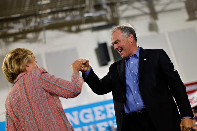 Tim Kaine svoje globoke katoliške vere ne skriva in zaradi nje nasprotuje smrtni kazni, kljub temu je Virginija pod njegovo vladavino izvedla 11 usmrtitev. | Foto: Reuters