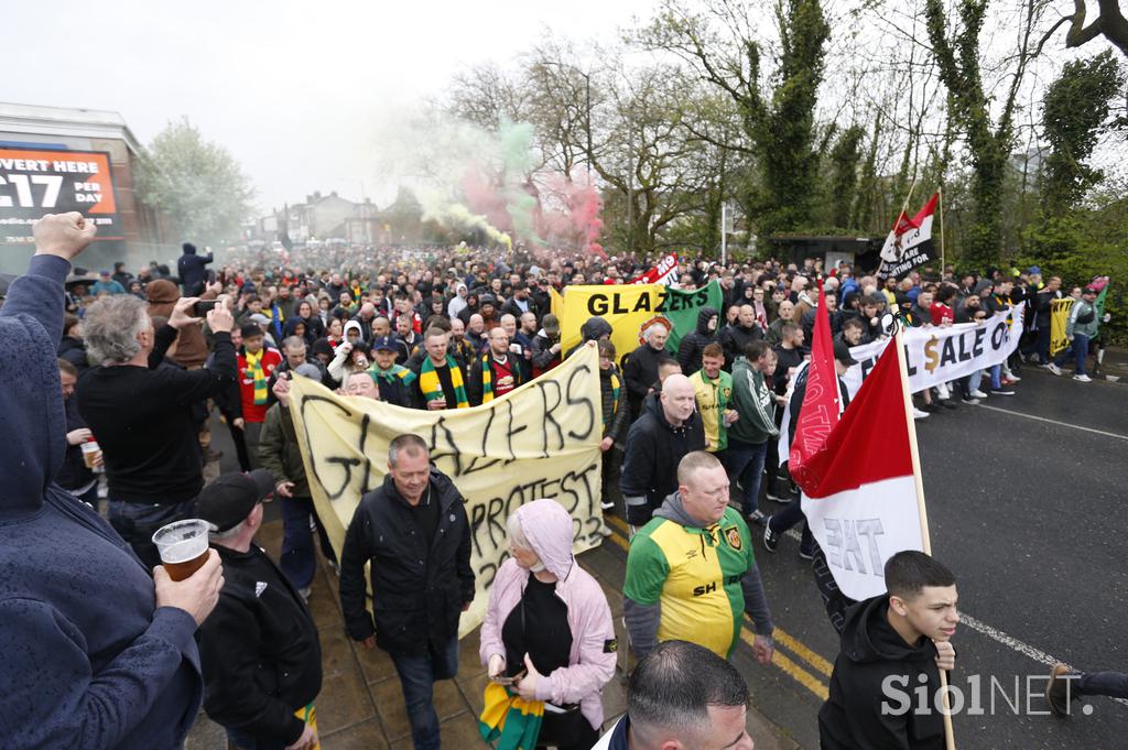 Manchester United, protest