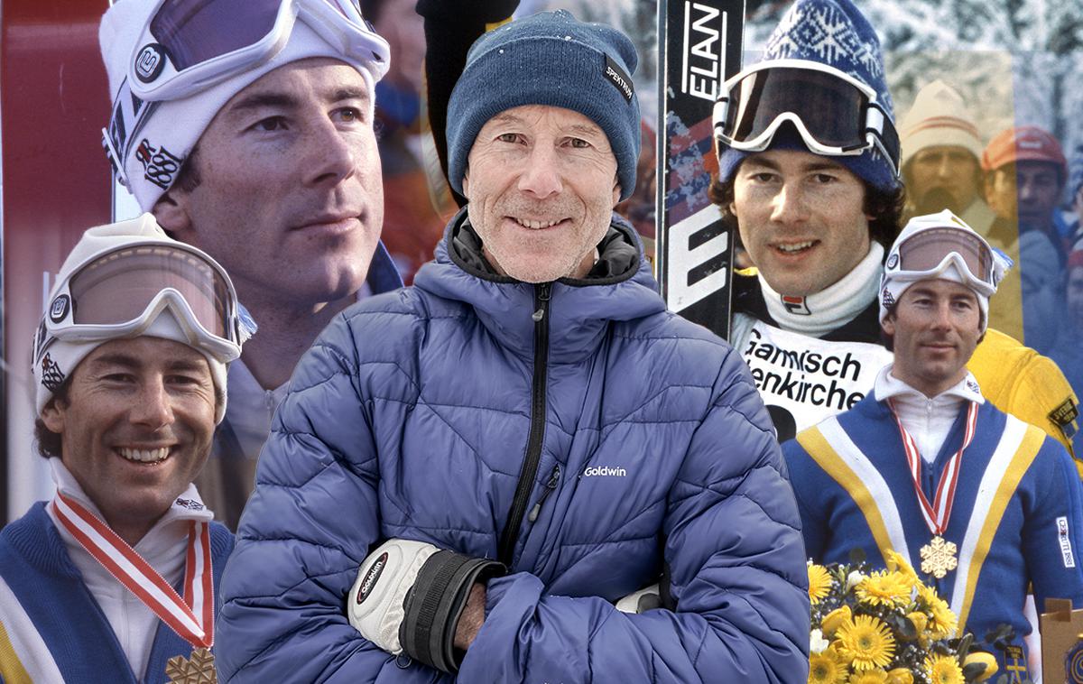 Ingemar Stenmark kolaž | Legendarni švedski smučar Ingemar Stenmark, zmagovalec 86 tekem svetovnega pokala, je v pogovoru za Sportal obujal spomine na Slovenijo in serviserja Jurija Vogelnika, s katerim ga druži posebna vez. | Foto Guliverimage